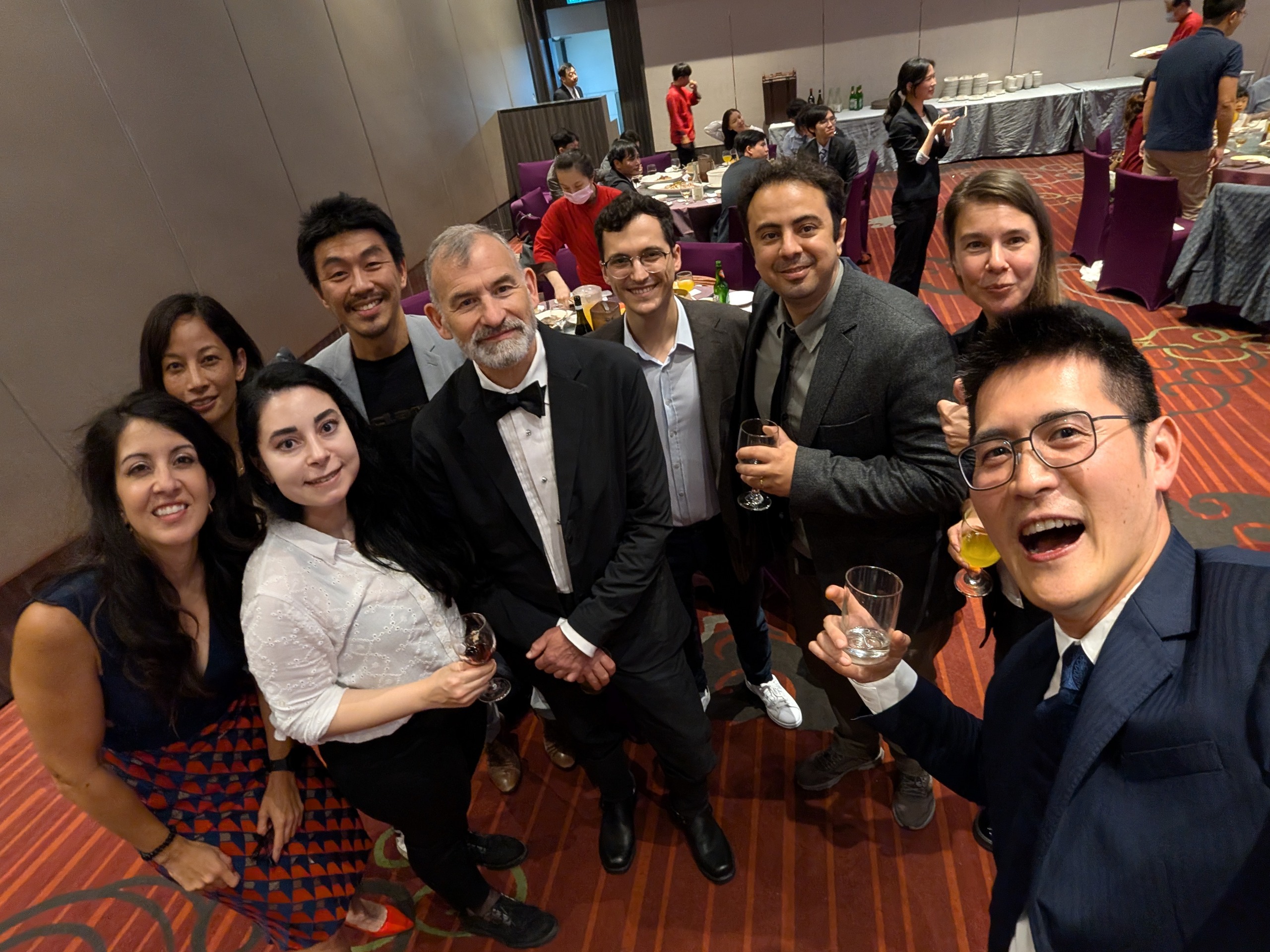 With the international fellows, 27 June